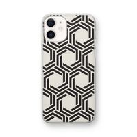 Geometrisch patroon: iPhone 12 mini Transparant Hoesje