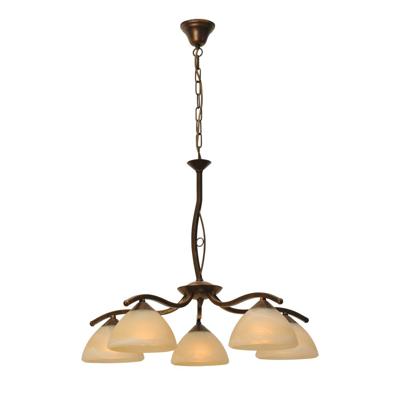 Masterlight Eetkamer hanglampBolzano 5-lichts bronsbruin - 2938-21-34