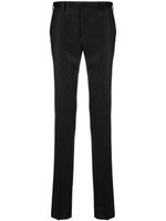 Incotex pantalon slim en laine vierge à plis marqués - Noir