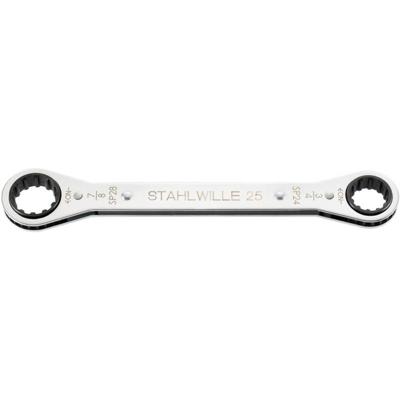 Stahlwille 41571618 25ASP 16 X 18 RATSCHENRINGSCHLUESSEL Dubbele ringsleutelratelset Sleutelbreedte (inch) 1/2 - 9/16