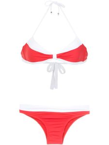 Amir Slama halterneck bikini set - Rouge