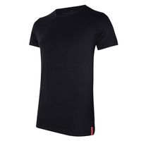 Undiemeister® Zwart T-shirt Ronde hals Volcano Ash - Kwaliteit Heren Ondershirts - XXXL - Slim Fit