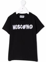 Moschino Kids t-shirt à logo imprimé - Noir