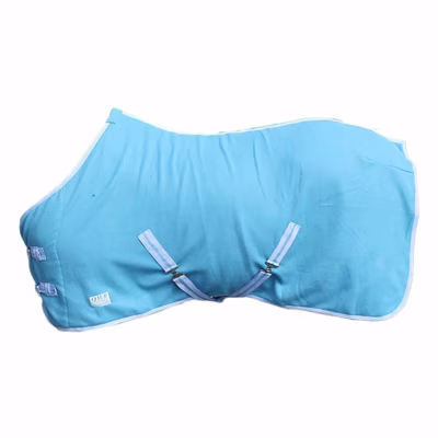 QHP Color fleecedeken blauw maat:205
