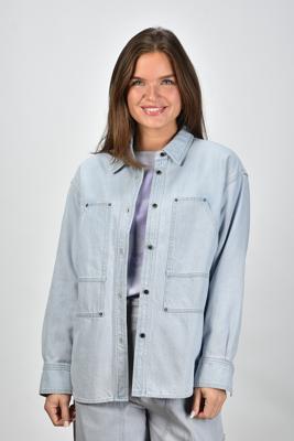 Marant Etoile blouse jack Okely VE0505FA-C1H05E light blue