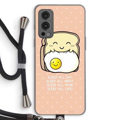 Sleep All Day: OnePlus Nord 2 5G Transparant Hoesje met koord