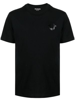 True Religion T-shirt met logoprint - Zwart