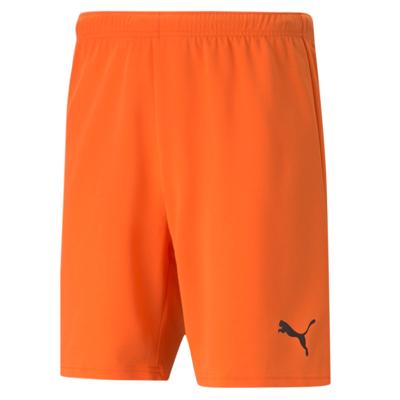 PUMA teamRISE Voetbalbroekje Oranje Zwart