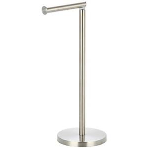 MSV Wc|toiletrolhouder reservoir - metaal - zilver - 54 cm - 4 rollen