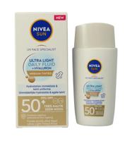 Sun face daily fluid SPF50 tint medium