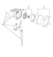 Oase onderdelen LunAqua 10 LED Vervang bovendeel/glas LunAqua 10 LED