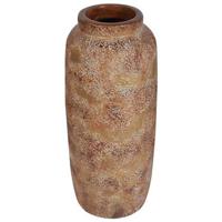 Beliani - ITANOS - Decoratieve vaas - Bruin - Terracotta - thumbnail