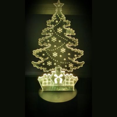 3D LED LAMP - KERSTBOOM - Ontwerp-zelf.nl