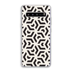 Crazy pattern: Samsung Galaxy S10 5G Transparant Hoesje