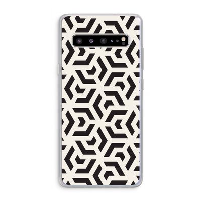 Crazy pattern: Samsung Galaxy S10 5G Transparant Hoesje