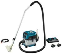 Makita Makita DVC860LPT2 Hybride Nat- en Droogstofzuiger 2x18V /230V 5.0Ah