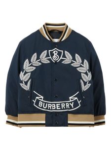 Burberry Kids veste bomber Oak Leaf Crest - Bleu