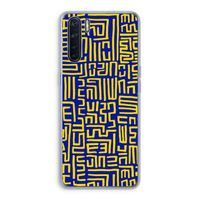 Majorelle Blue Print: Oppo A91 Transparant Hoesje