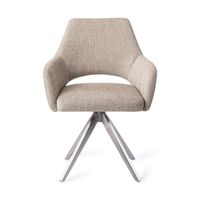 Jesper Home Yanai eetkamerstoel turn steel Biscuit Beach
