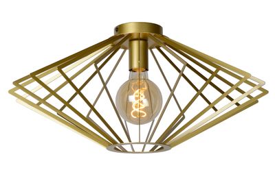 DIAMOND Plafonnière Ø 52 cm 1xE27 Mat Goud / Messing