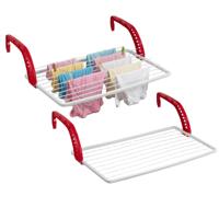 PlasticForte wasrek - 2x - Inklapbaar droogrek - 10 meter - 55 x 106 x 27 cm - camping - balkon