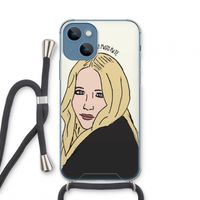 Mary Kate: iPhone 13 mini Transparant Hoesje met koord
