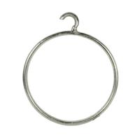 Hanger cirkel zilverkleurig 43 cm | 2 stuks