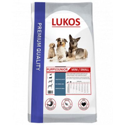 Lukos Puppy & Junior Mini/Small - premium hondenvoer 2 x 3 kg
