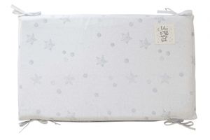 Pericles bedomtrek Star katoen 180 x 135 cm wit/grijs Pericles bedomtrek Star katoen 180 x 135 cm wit/grijs