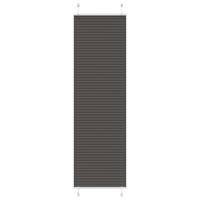 VidaXL Plissé rolgordijn 55x200 cm stofbreedte 54,4 cm polyester zwart