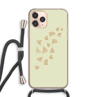 Falling Leaves: iPhone 11 Pro Transparant Hoesje met koord
