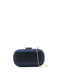 SERPUI pochette Emma Montana à strass - Bleu