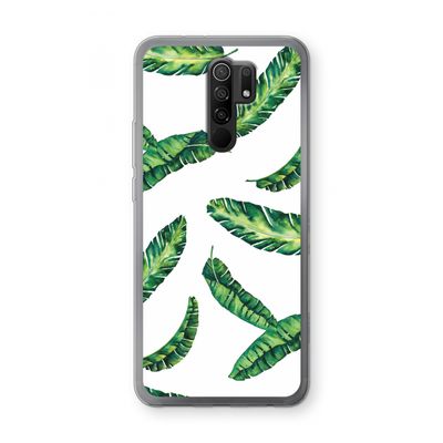Lange bladeren: Xiaomi Redmi 9 Transparant Hoesje