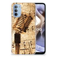 Motorola Moto G31 | G41 | Siliconen hoesje | met foto Bladmuziek