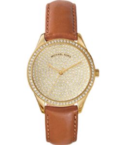 Horlogeband Michael Kors MK2648 Leder Bruin 20mm