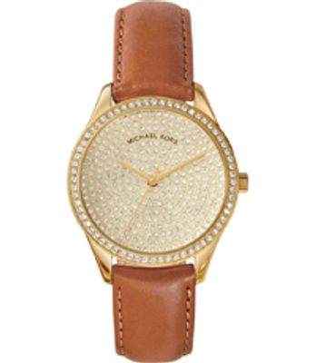 Horlogeband Michael Kors MK2648 Leder Bruin 20mm