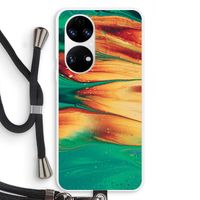 Green Inferno: Huawei P50 Transparant Hoesje met koord