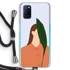 Leaf: Oppo A92 Transparant Hoesje met koord