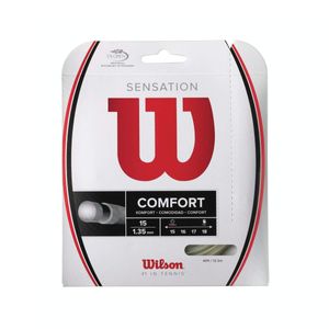 Wilson Sporting Goods Co. Sensation 15 racketbespanning Tennis 1,35 mm Nylon Wit