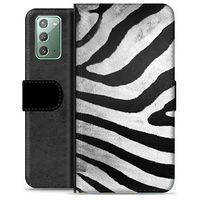 Samsung Galaxy Note20 Premium Portemonnee Hoesje - Zebra