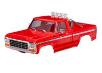 Traxxas - Body, Ford F-150 Truck (1979), complete, red (TRX-9812-RED)