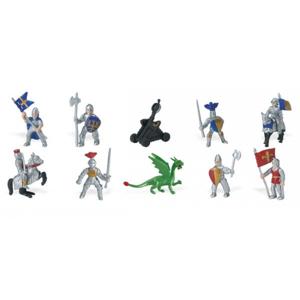 Safari LTD Speelgoed ridders en draken - speelfiguren - 12x stuks - speelgoed