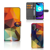 Motorola Moto E20 | E30 | E40 Book Case Polygon Color - thumbnail