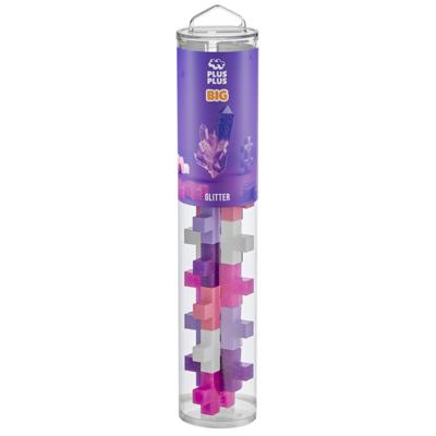 PlusPlus tube glitter big: 15 stuks 3432