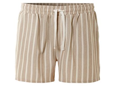 LIVERGY Korte heren broek (Beige, XL)