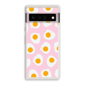 Dancing eggs: Google Pixel 6 Pro Transparant Hoesje
