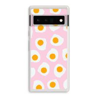 Dancing eggs: Google Pixel 6 Pro Transparant Hoesje
