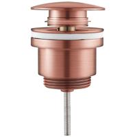 Geborstelde Koper Clickwaste Afvoerplug - Messing - PVD Coating