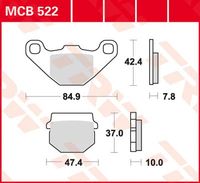 TRW Remblokken, en remschoenen voor de moto, MCB522 Allround organisch - thumbnail