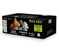 PETREPUBLIC Mega Pack Salmon, Chicken, Tuna, Cod, Trout - nat kattenvoer - 48x85g